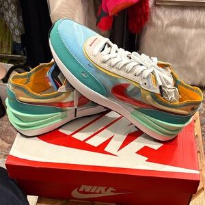 Nike Waffle One SE size 10M multicolor DV2209-300 NWT In Box